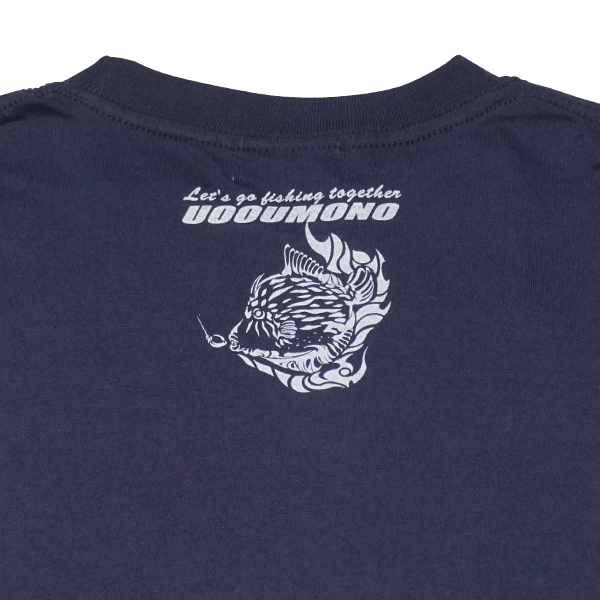 ネイビーTシャツ(カワハギ)えり