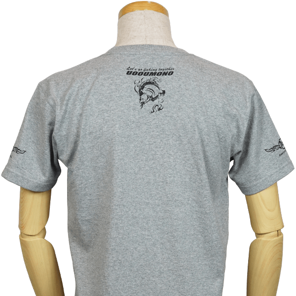グレーTシャツ(ヒラメ)うら