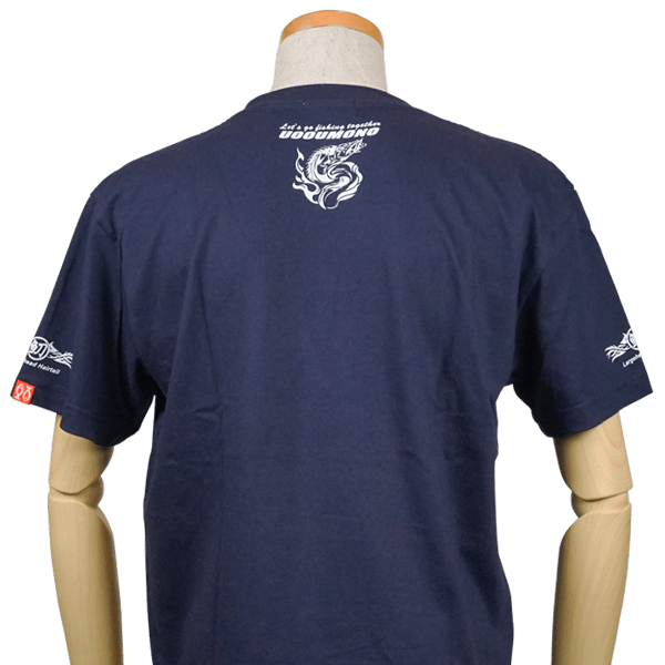 ネイビーTシャツ(タチウオ)うら
