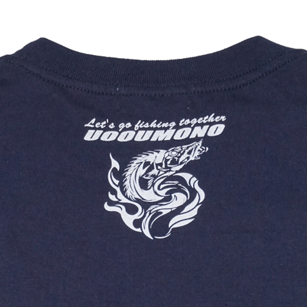 ネイビーTシャツ(タチウオ)えり