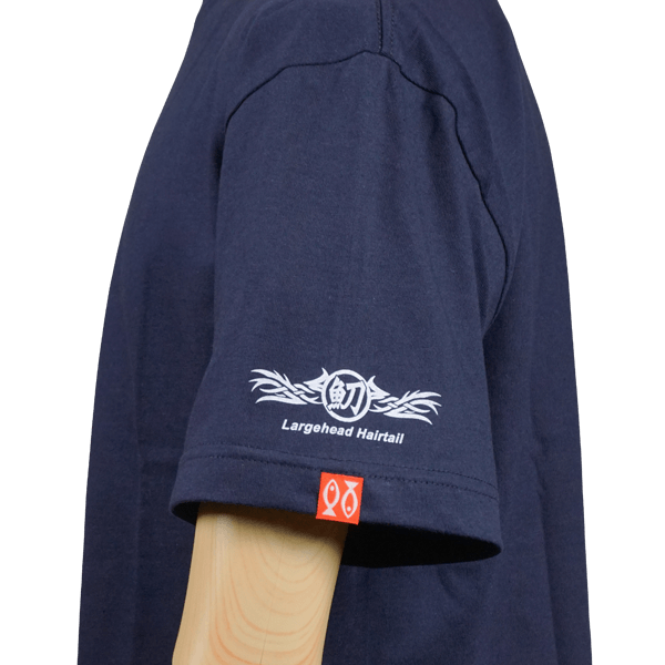 ネイビーTシャツ(タチウオ)袖